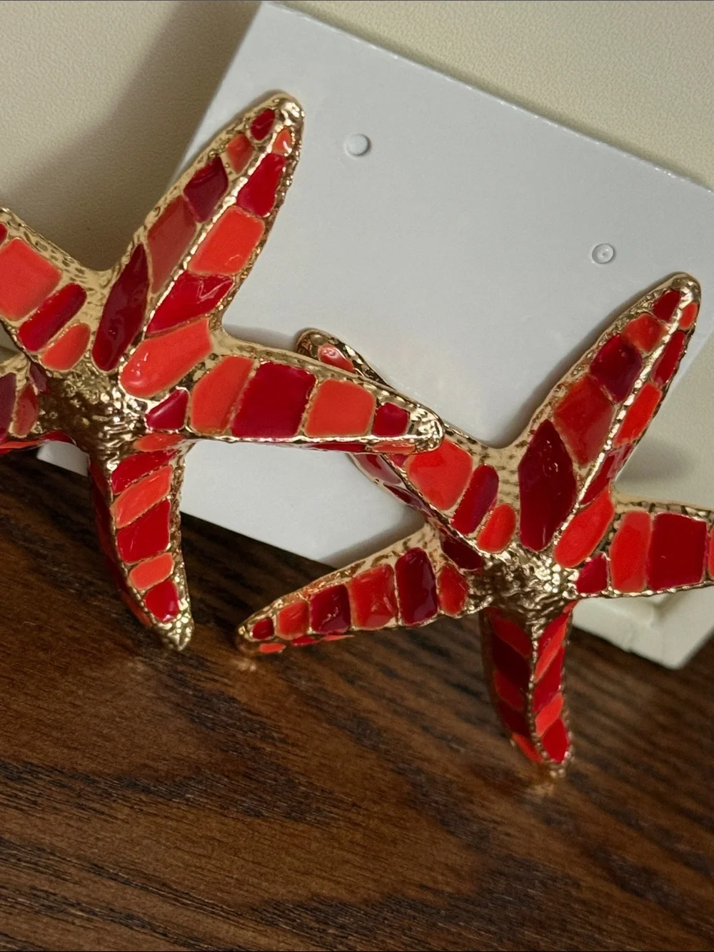 PENDIENTE CRETA Star ESTRELLA DE MAR Earrings - NWOT